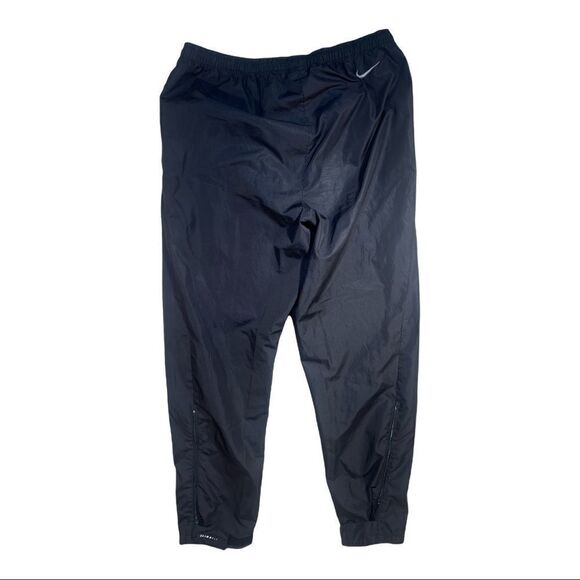 🔥‎ Vintage Nike 90s Nylon Track Pants 🏃‍♂️ Size M 🖤 Retro Windbreaker Vibes - Picture 4 of 6